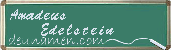 Amadeus Edelstein Visitenkarte